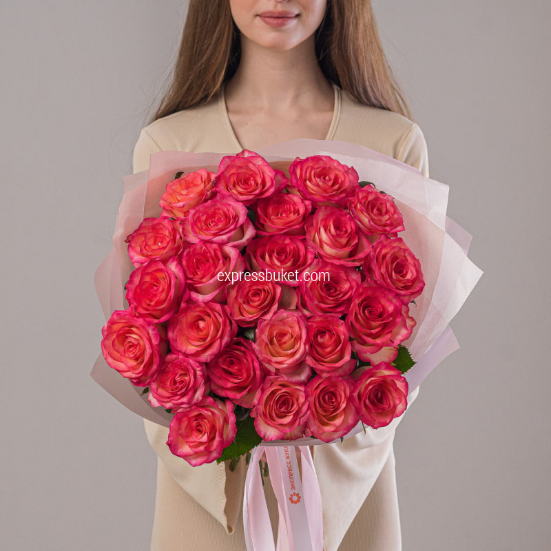 Букет роз Джумилия 25 шт