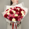Букет 51 роза микс
